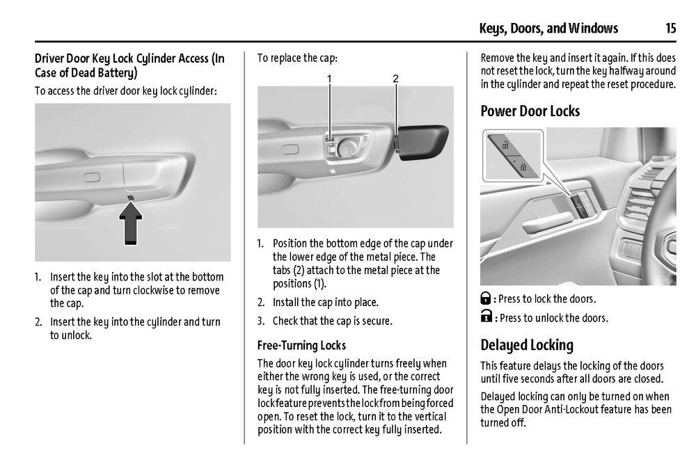 2025 GMC Acadia/Denali Owners Manual User Guide Reference Book