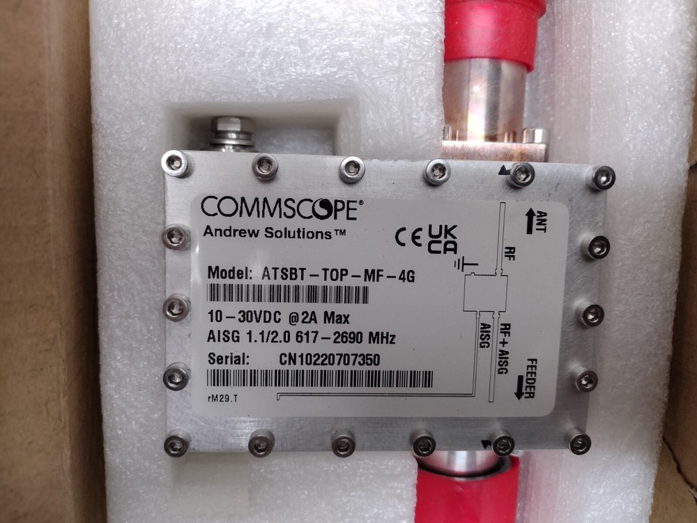 COMMSCOPE ANDREW SOLUTIONS ATSB-TOP-MF-4G LIGHTING PROTECTOR COMM SCOPE
