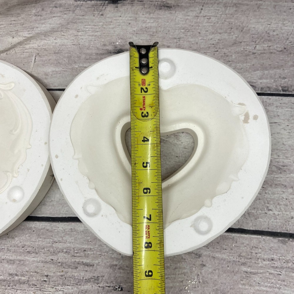 Unbranded Ceramic Casting Mold Heart Dish