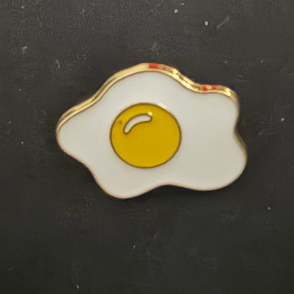 Fried Egg Enamel Pin