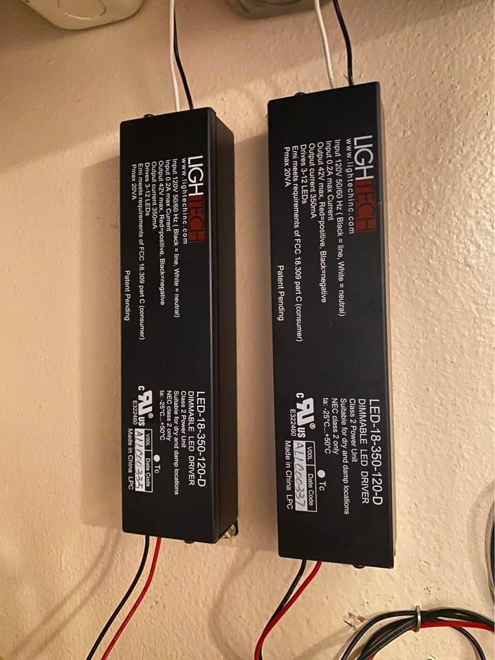 Lightech Electrical Ballast LED-18-350-120-D