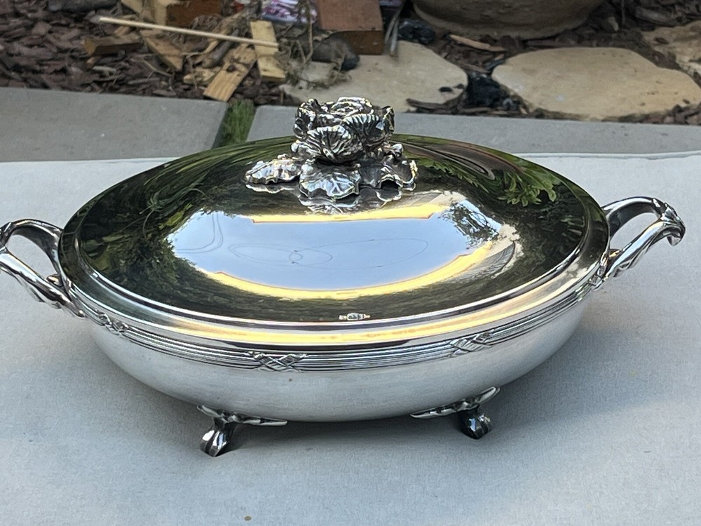 Antique French Silver Plate Bowl