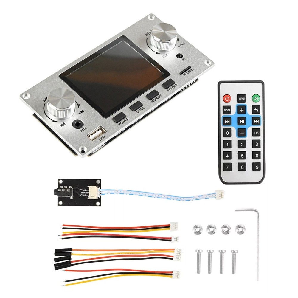 1set 2.8in IPS Decoder Board Bluetooth MP3 TF USB Aux IR I2S Audio Module