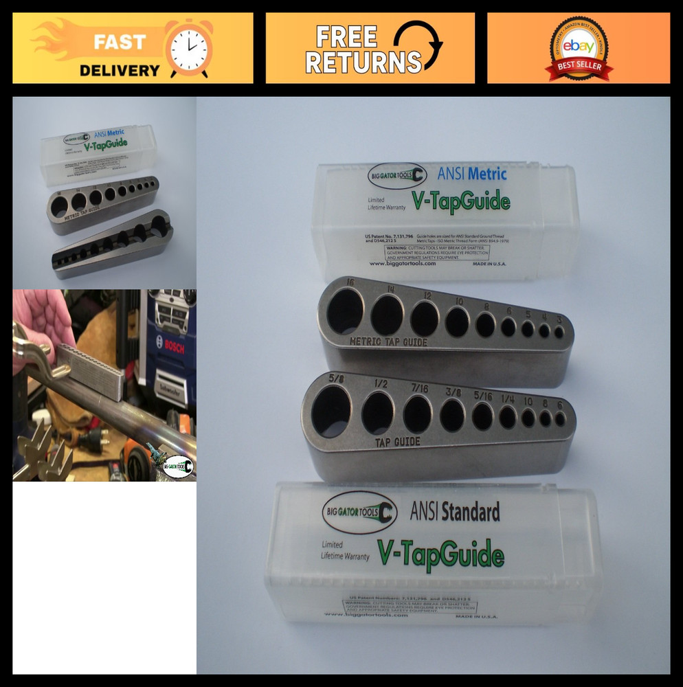 2 Hand Tapping Tap Guides - Precision Tool for Easy Threading & Alignment