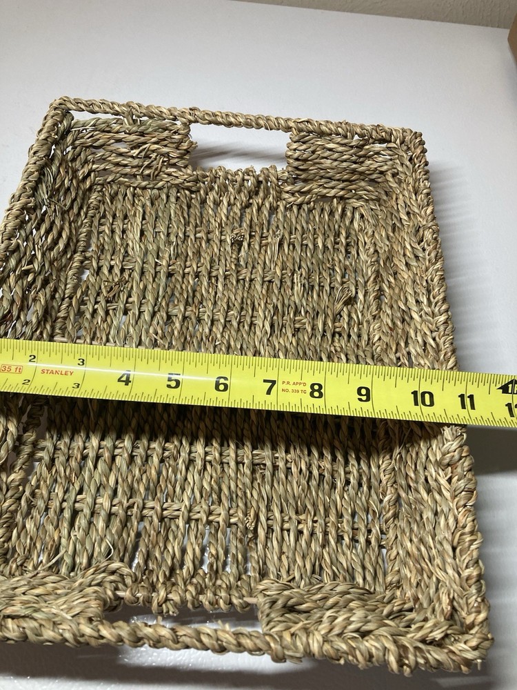 Wicker Basket Serving Tray