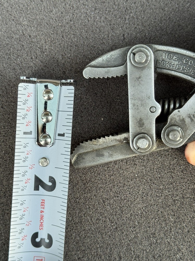 Antique Hoe Corp Adjustable Pipe Wrench Poughkeepsie NY