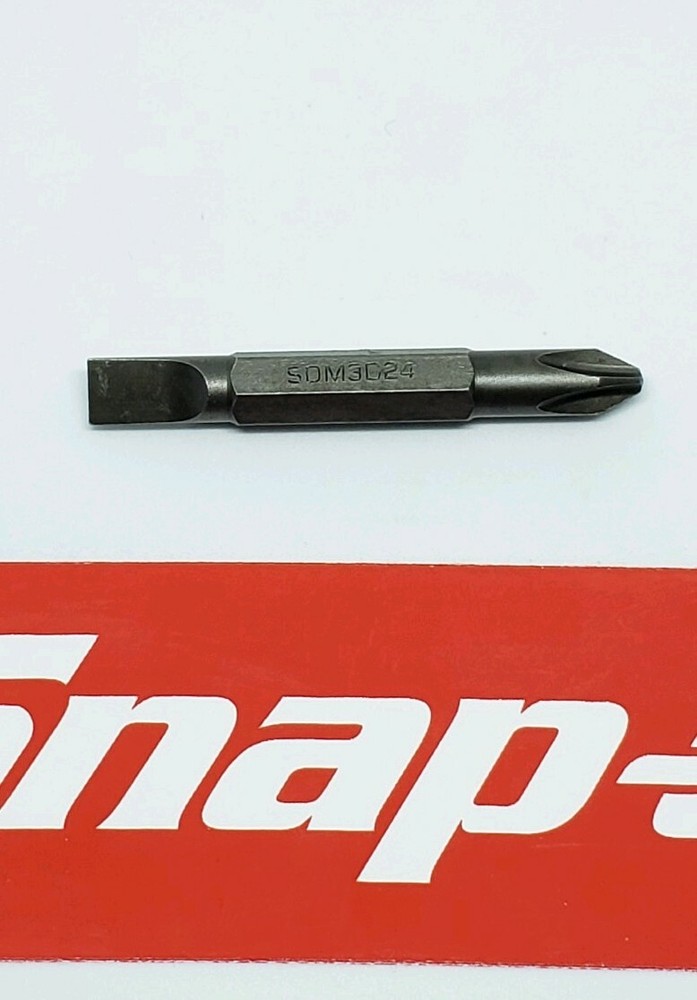 ORANGE Snap on tools pocket screwdriver REVERSIBLE TIP pocket screwdriver w/clip