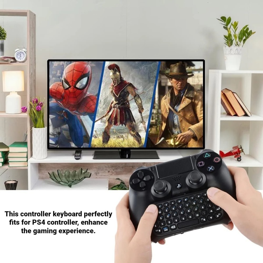 Mini Bluetooth Wireless Keyboard for Sony PS4 PlayStation 4 Keypad Controller