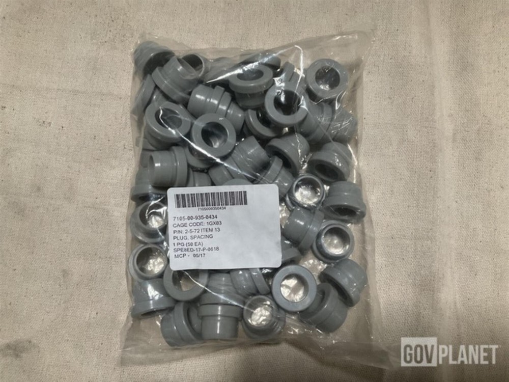 Military Cot Spacing Plug, Bag of 50, Dealer lot, New
