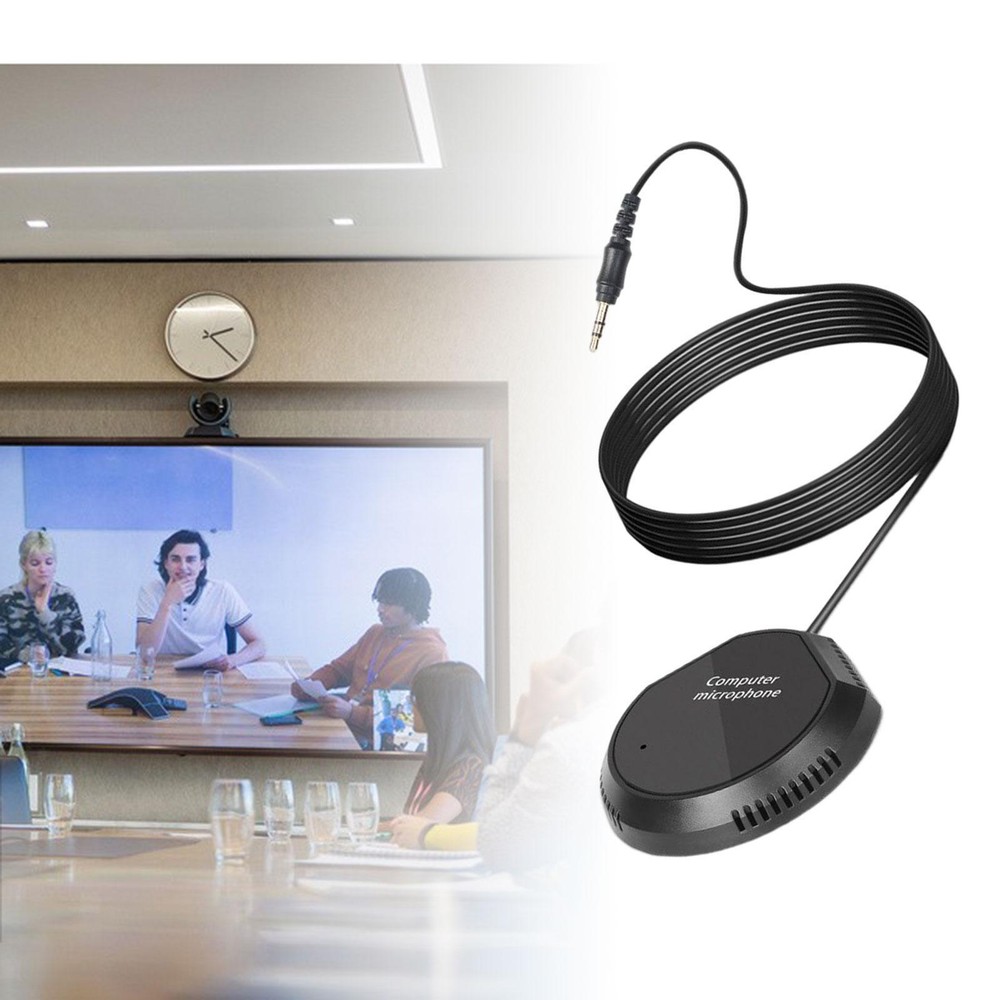 Conference 3.5mm Portable Computer PC Mic for Chatting