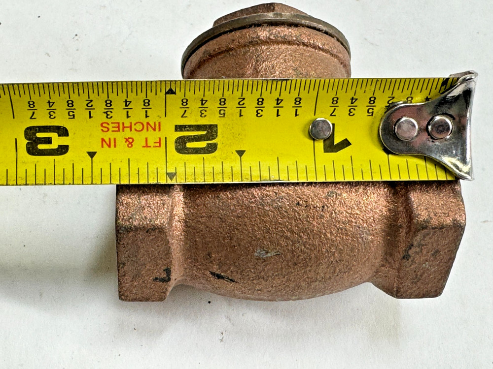 Bronze Swing Check Valve 3/4" Class 125 NPT Thread Ends