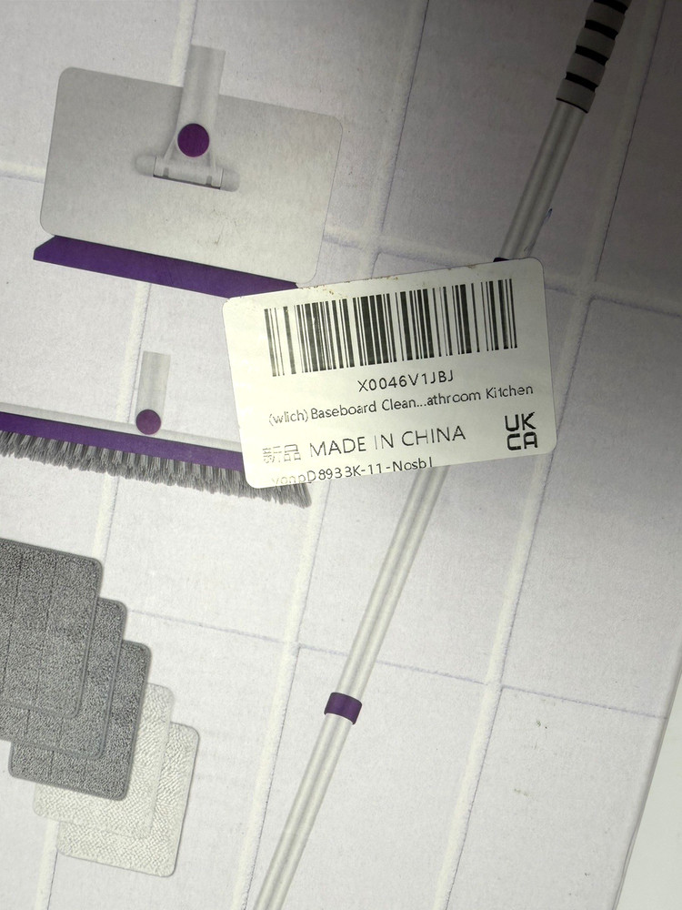 Wall Baseboard Cleaner Tool with Handle Extendable Long Handle Baseboard Cleaner