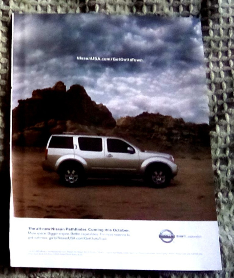 2004 Nissan Pathfinder Print Ad