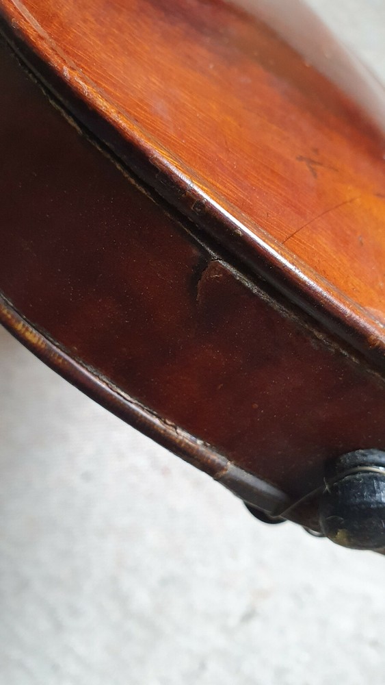 Nice old 4/4 Violin violon, beautiful flamed!!