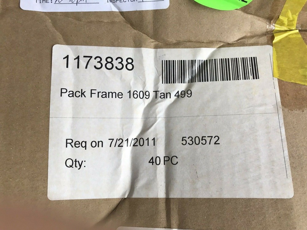 Multicam Medium Pack Frame TAN 499 MOLLE II USGI From Original Case USGI NOS