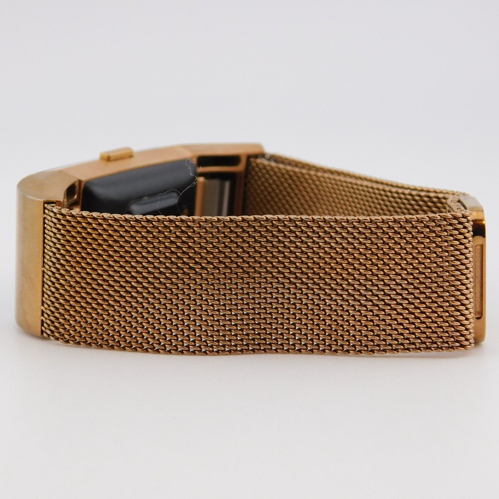 Fitbit FB407 Mesh Band Digital Unisex Watch Untested.
