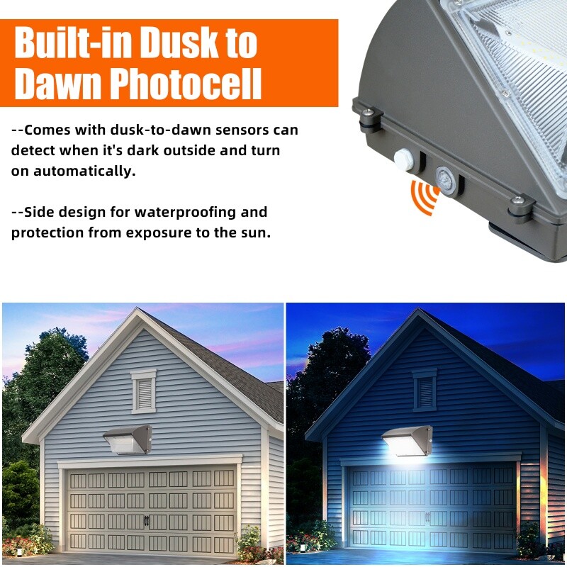 LED Wall Pack Light 150W Warehouse Parking Lot Security Wallpack Light Fixture
