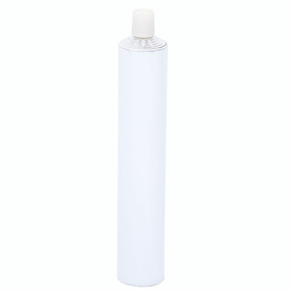 100pcs Portable 100ml Aluminum Empty Toothpaste Tubes With Needle Cap White