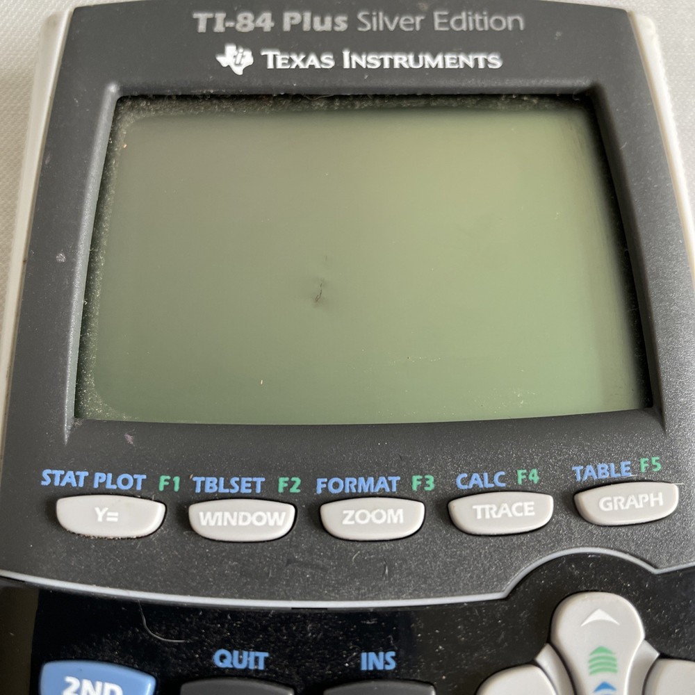 Texas Instruments TI-84 Plus Silver Edition Graphing Calculator pre-owned