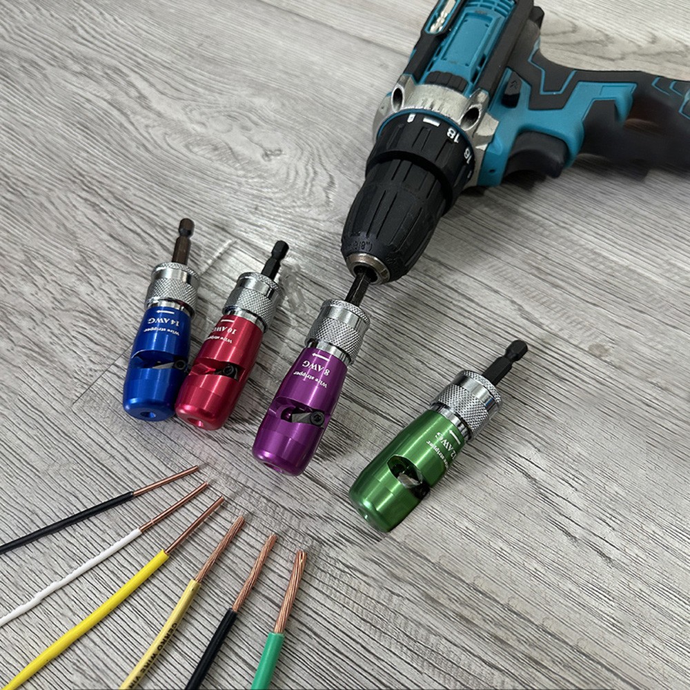 US Wire Stripper for Drill Wire Stripping and Twisting Tool Upgrade Electrical*