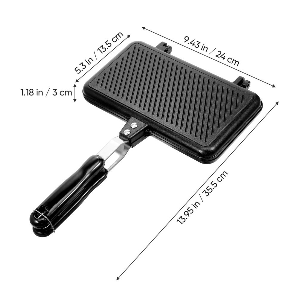 Double-sided Bakeware Baking Plate Sandwich Baking Mold Pan Practical Cookware