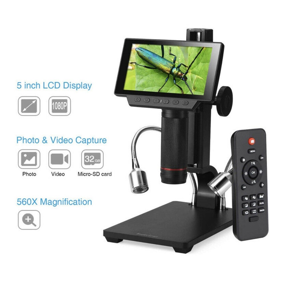 Digital Microscope Wireless Remote Control Up to 560