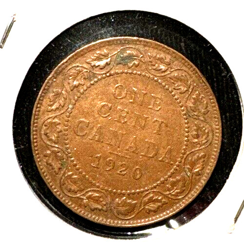 Canada 1920 large cent KM 21 AU (1)