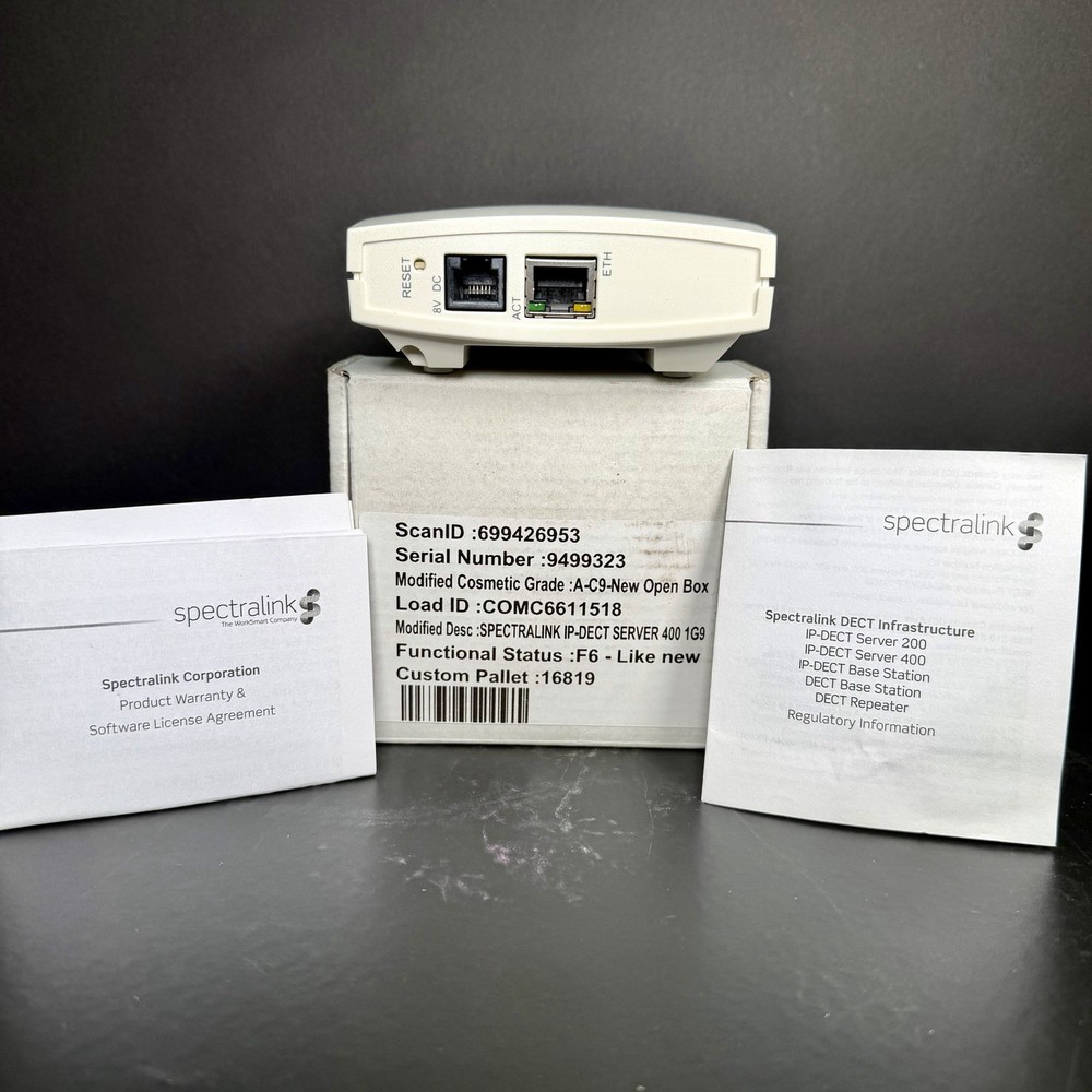 Spectralink k005 IP-DECT Server 400 Scalable DECT Solution 02344501 - New OB