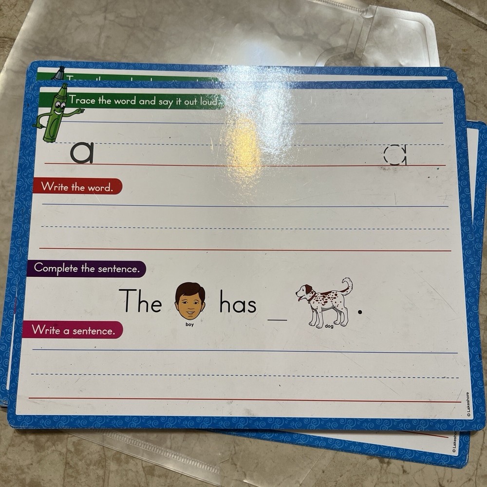 Lakeshore Write & Wipe Sight-Words Practice Cards