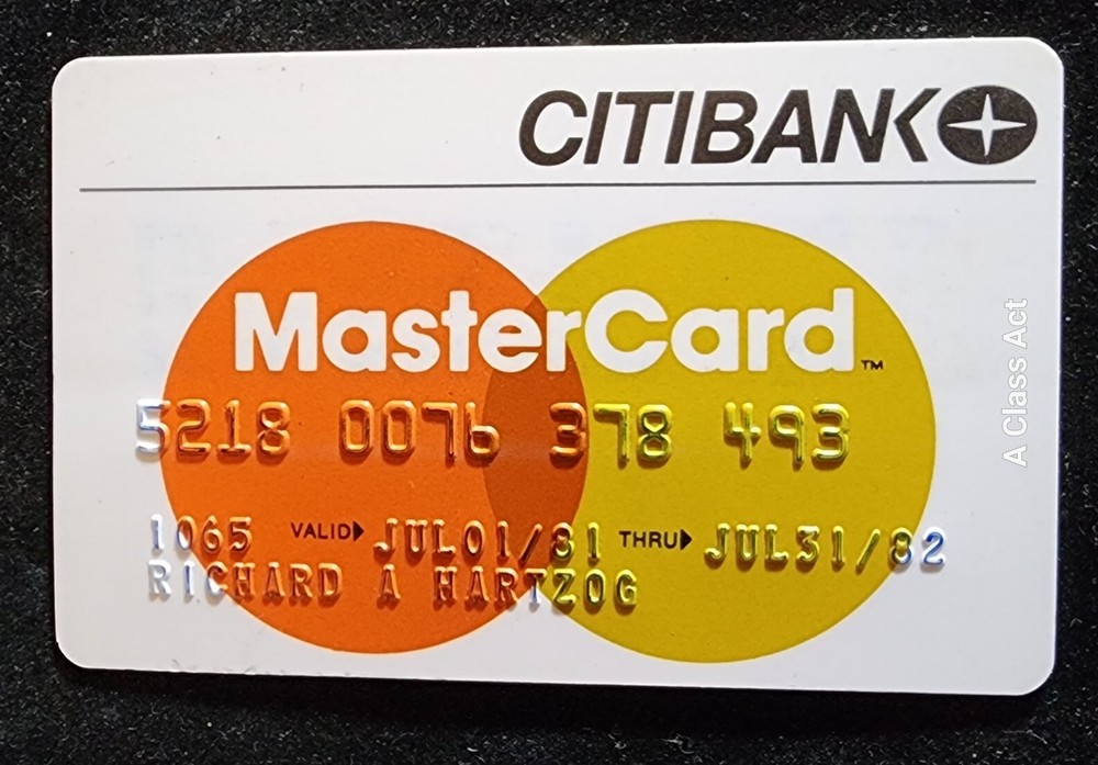 Citibank MasterCard exp 1982 cc319