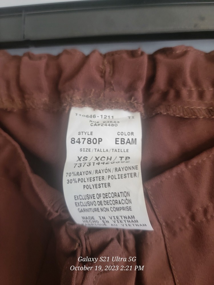 Dickies Scrub Set Brown