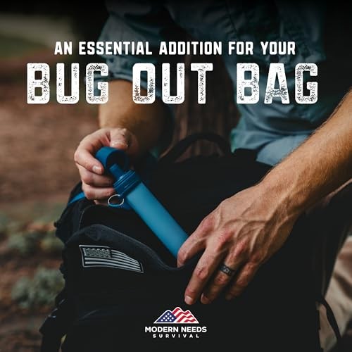 Ready Filter Personal Water Filter Straw | Backpacking Water Filter for 1