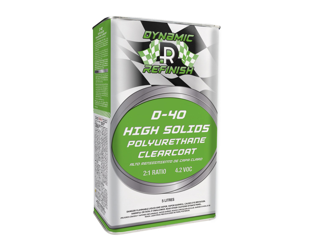 Dynamic Refinish HS 2:1 Clearcoat & Fast Activator (7. 5 Liter Kit)