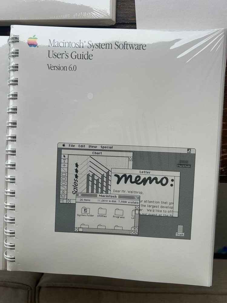 Apple Macintosh System Software start kit 944-0379-A. Manuals, System Update