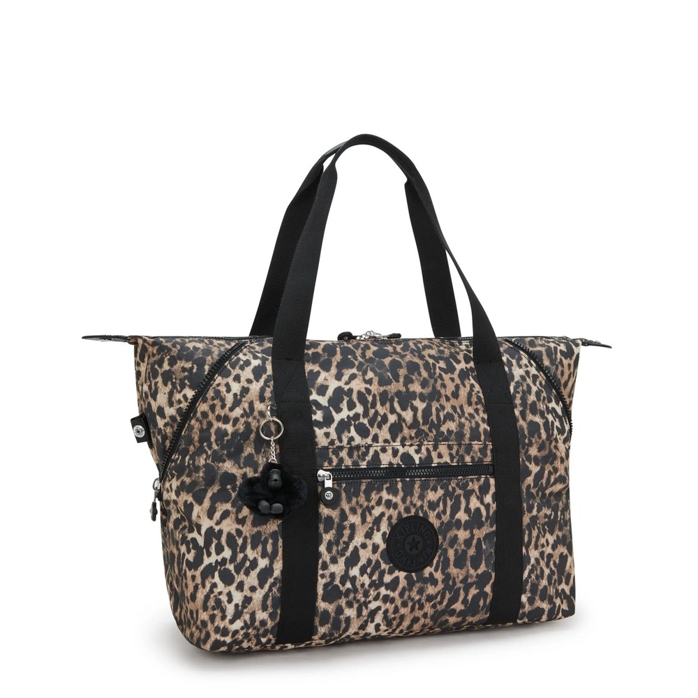 Kipling Art Medium Printed Tote Bag