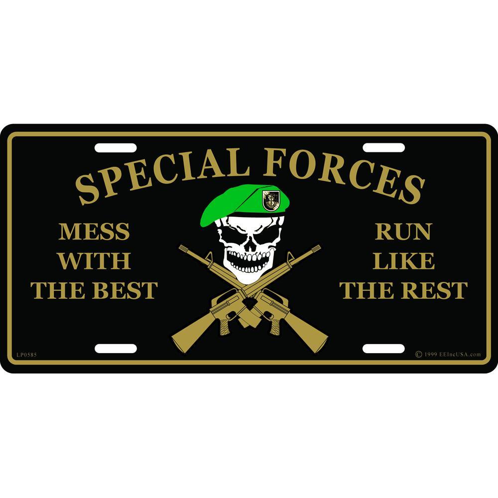 Special Forces Mess With The Best License Plate