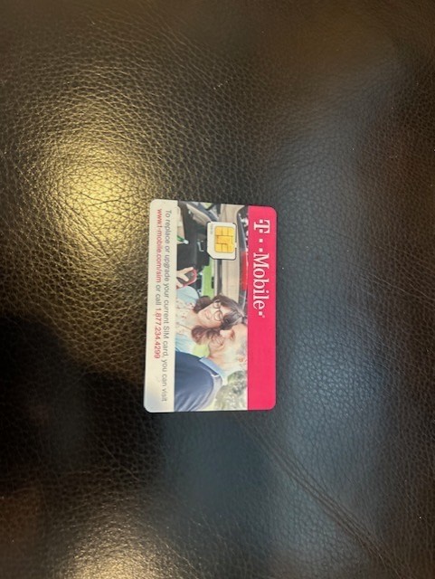 Used T Mobile Nano sim card usa for bypass activation/testing only