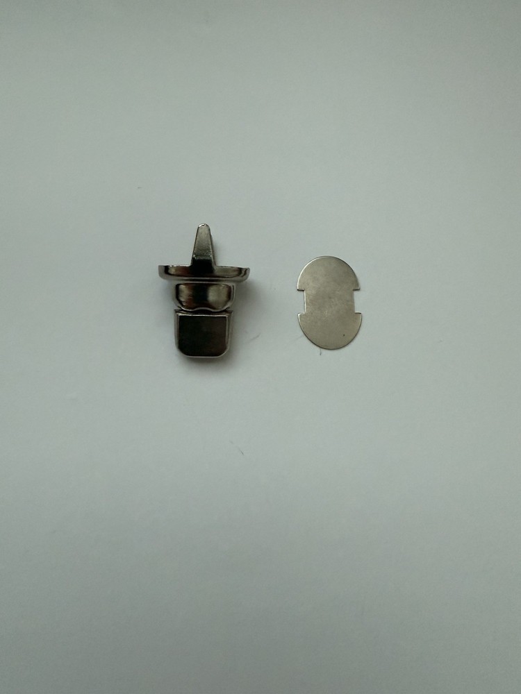 Coach Turnlock Silver Nickel Plate Replacement Hardware