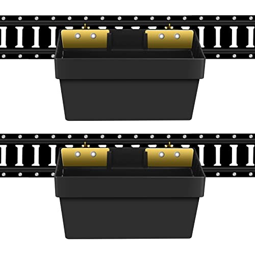 2-Pack E-Track Basket Storage Bin—E-Track Box for Tool Organizer