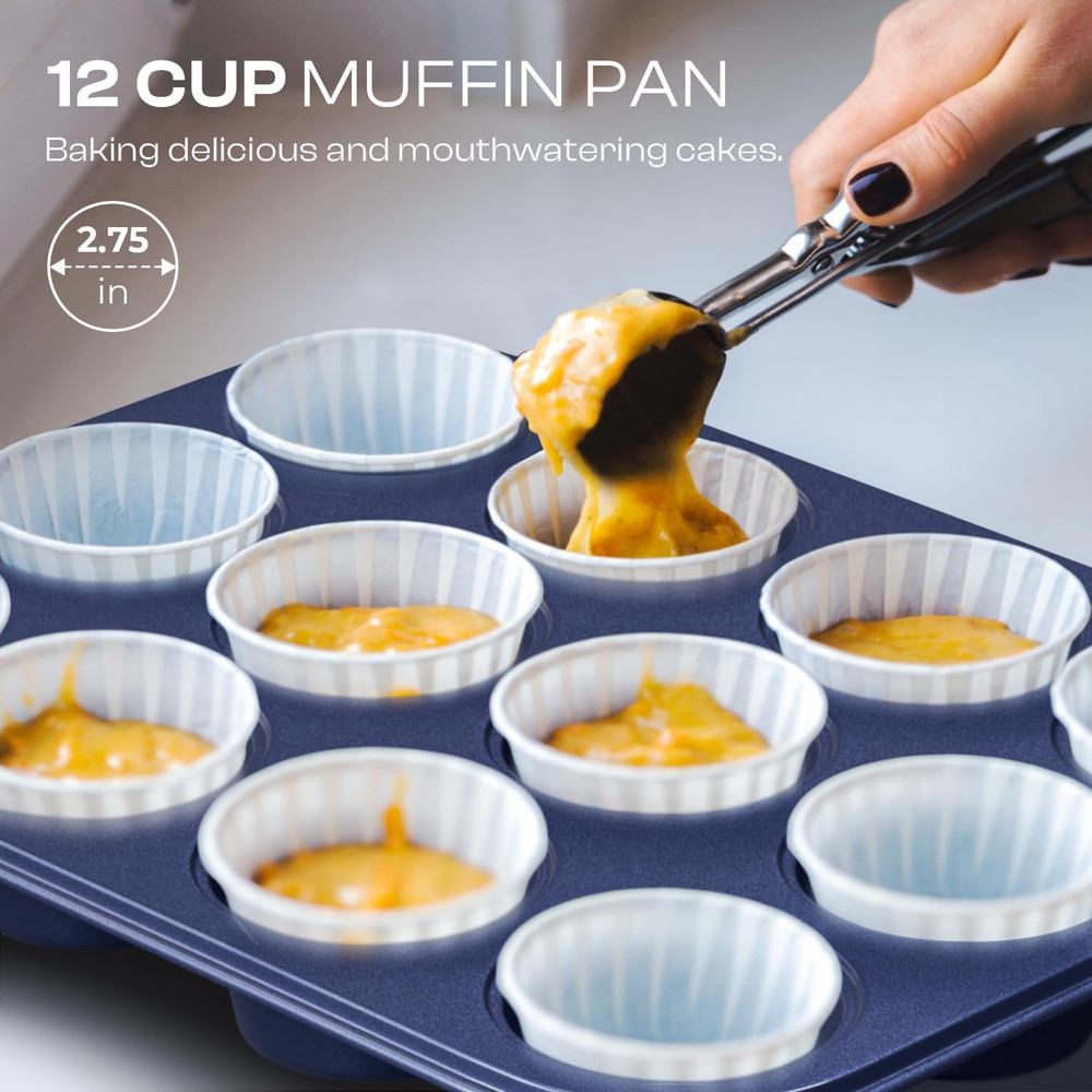 Baking Pans Set 8-Piece Bakeware Sets, Baking Sets for Cooking Nonstick Oven Pan