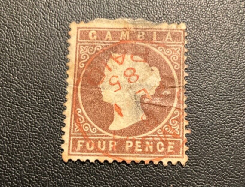 Stamps Gambia Scott #9 used