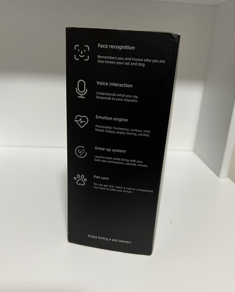 Emo Living Ai Desktop Pet Robot,Emo,Works Great