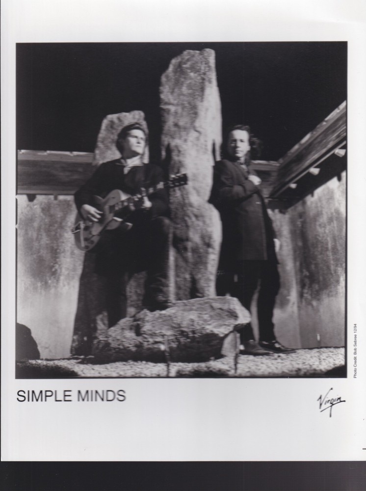 simple minds 2x press photo 1994