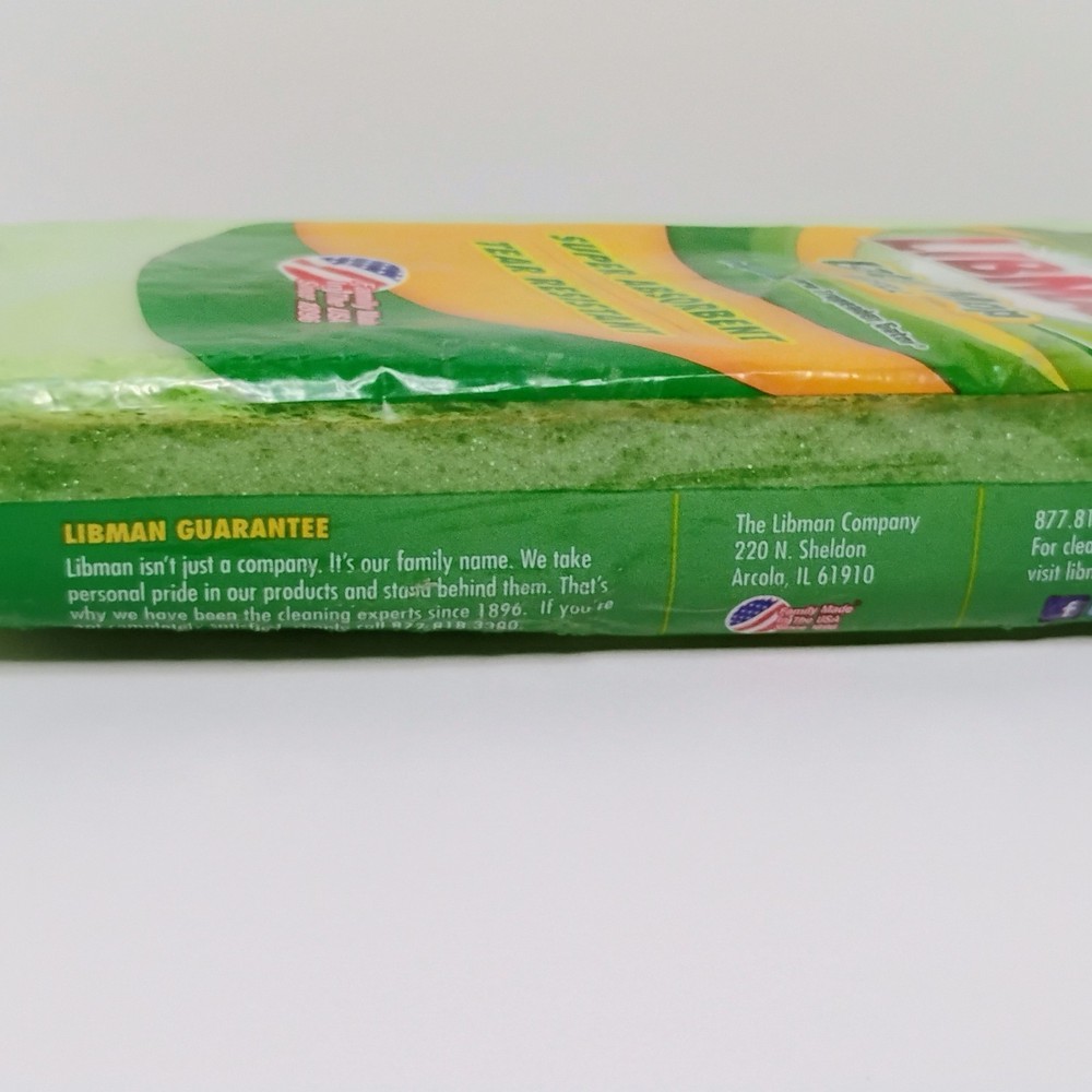 LIBMAN Gator Mop Refill 9 Inch Super Absorbent Sponge Mop Head