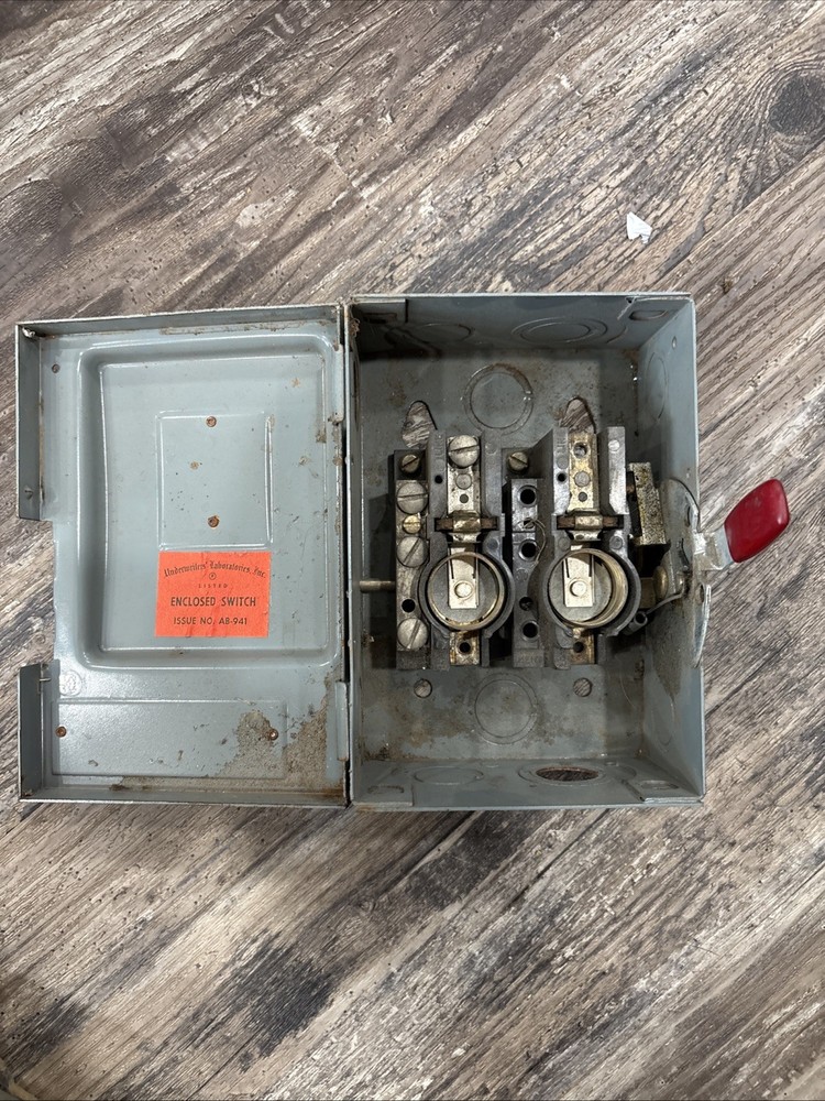 Zinsco 30a Safety Switch