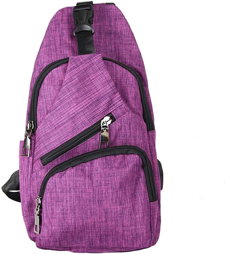 NuPouch Daypack Anti-Theft Backpack Large Plum.