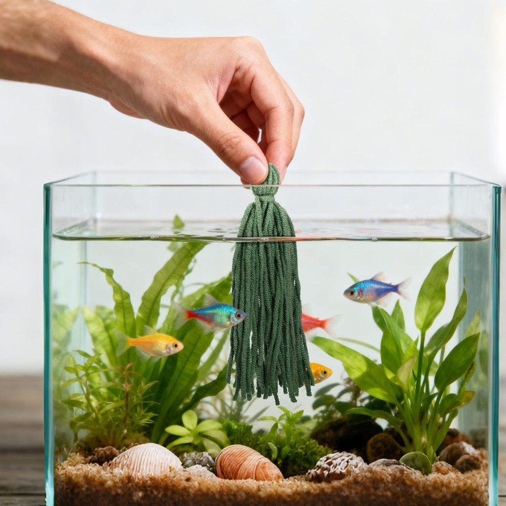 10Pcs Fish Breeding Spawning Mops Floating Egg Laying Mop for Aquarium Safe Habi