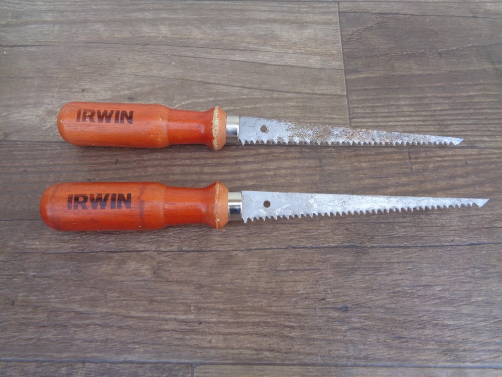 2 - Irwin Fixed Blade Drywall Jab Saws 6-1/2"