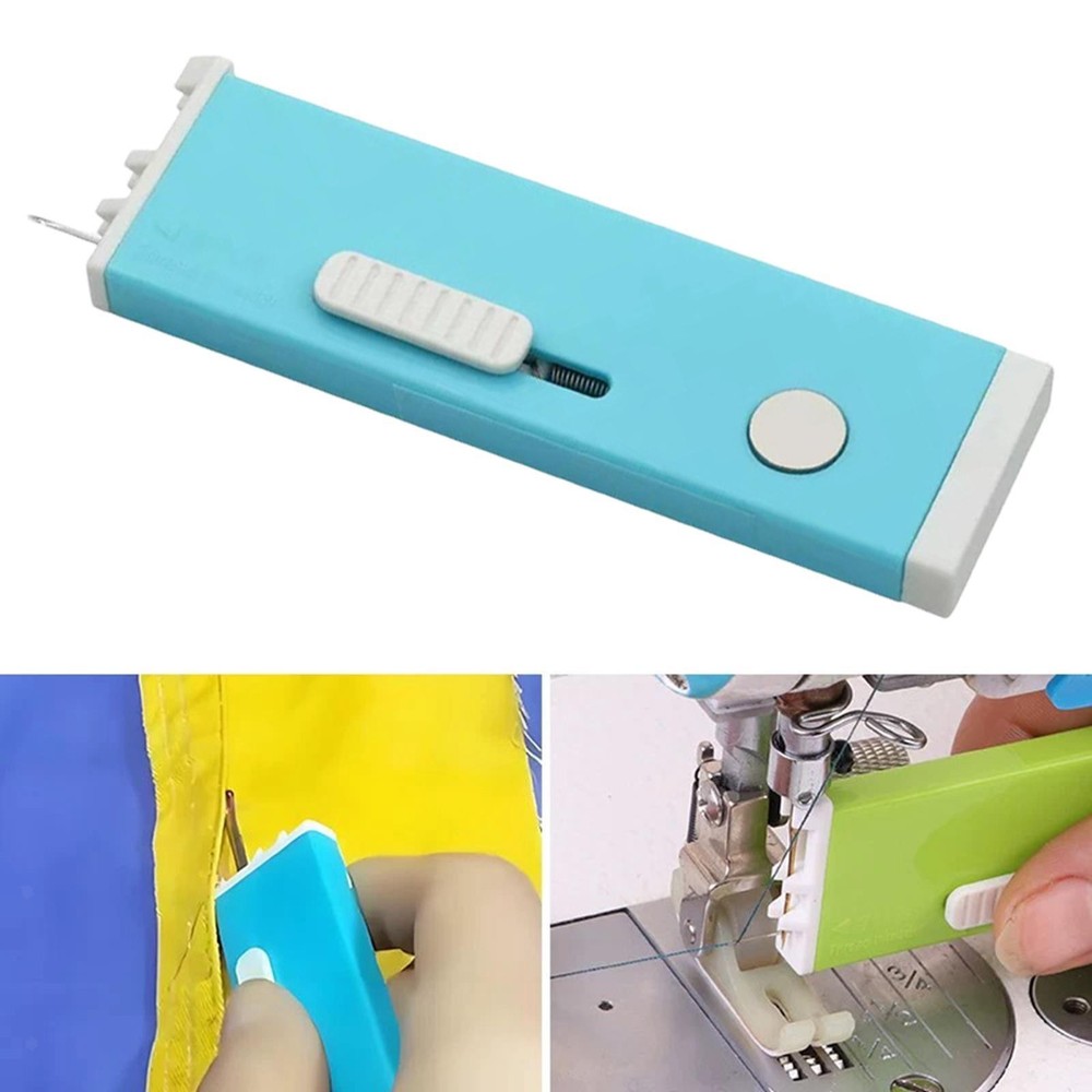 2 in 1 Needle Threader Seam Ripper Portable for Hand Stitching Compact