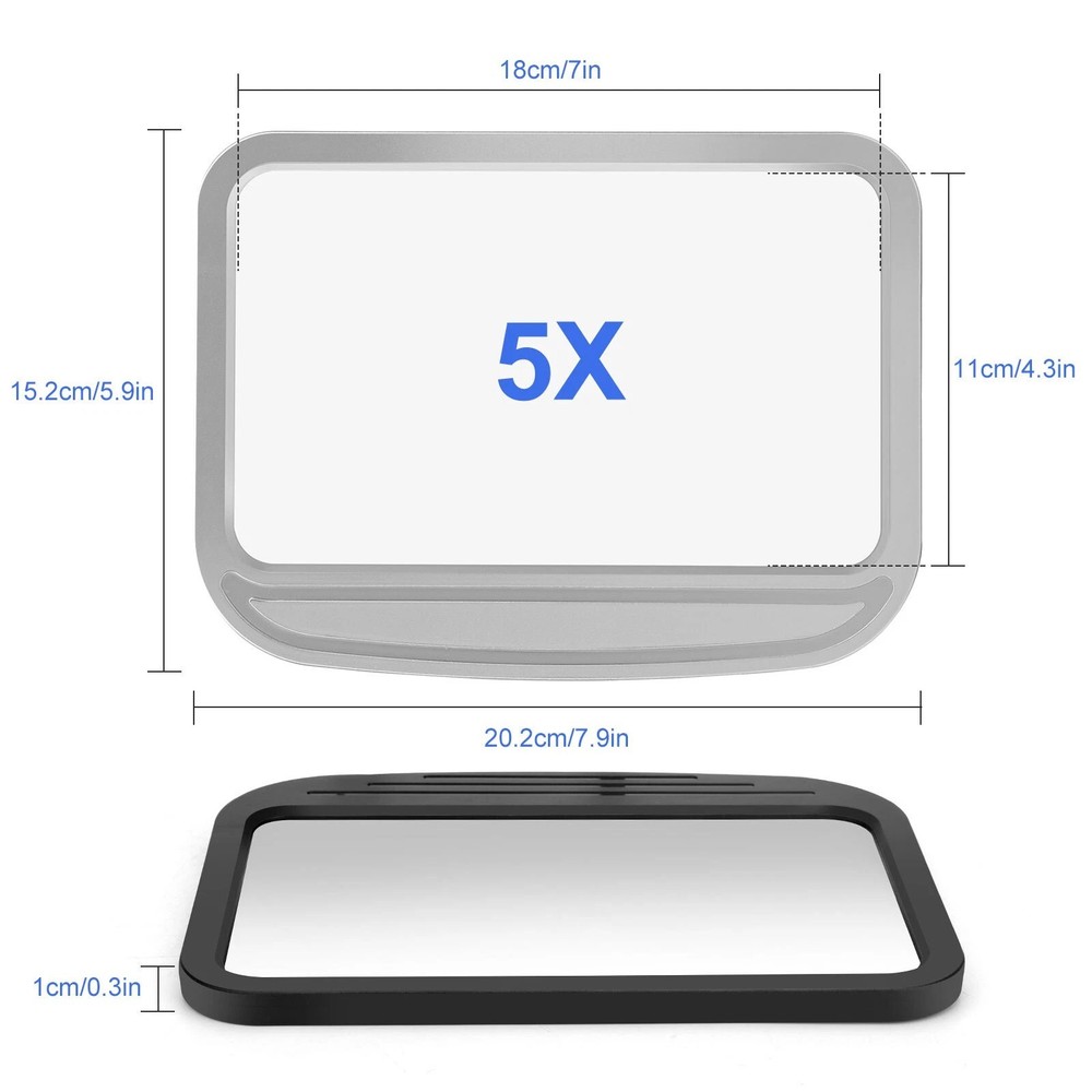 5X Large Full Page Handheld Magnifying Glass for Reading Small Prints